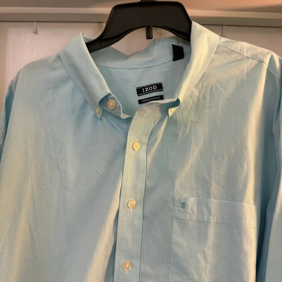 IZOD Premium Essentials Long Sleeve Button Down Shirt - Picture 2 of 6